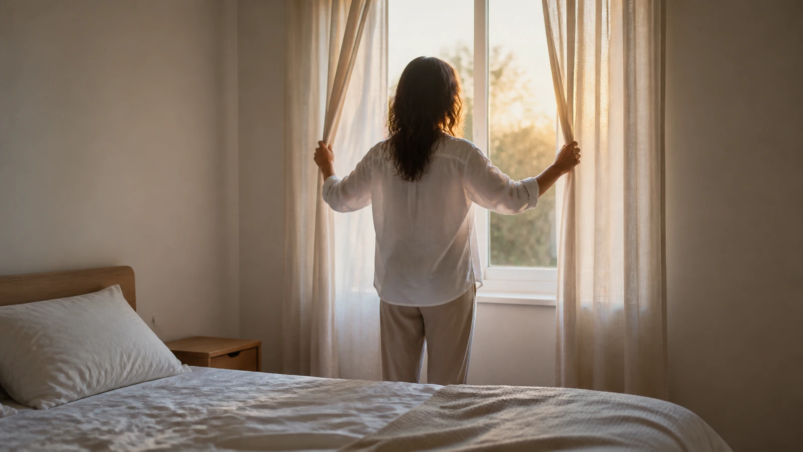 Illustration éditoriale pour « Améliorer son sommeil par des habitudes régulières »