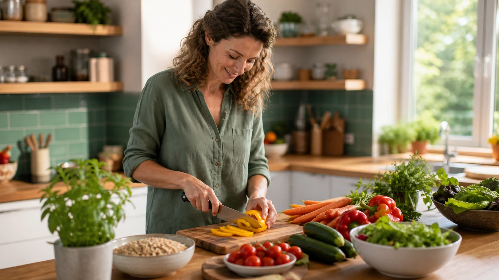 Illustration éditoriale pour « Équilibrer ses repas avec des repères simples »